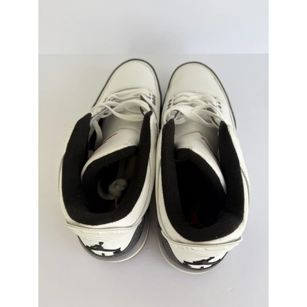 Nike Air Jordan 3 Retro Cement Grey White Men's Size 11 Used W/Box Streetwear OG